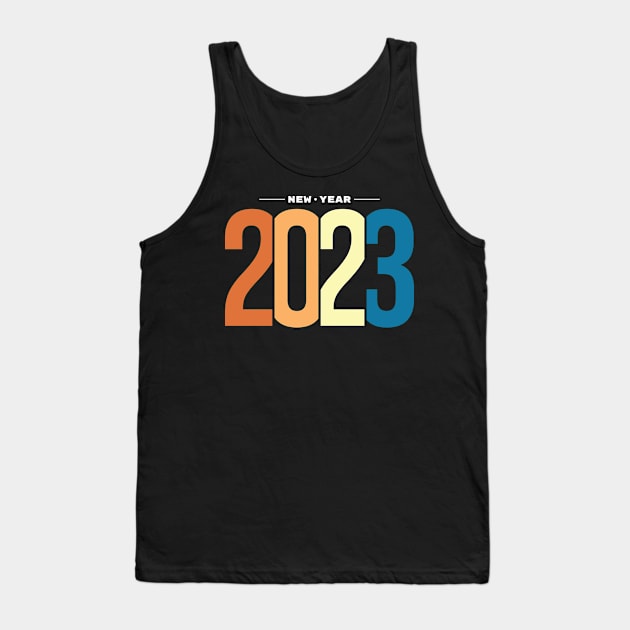 Happy New Year 2023 - Vintage Tank Top by Krishnansh W.